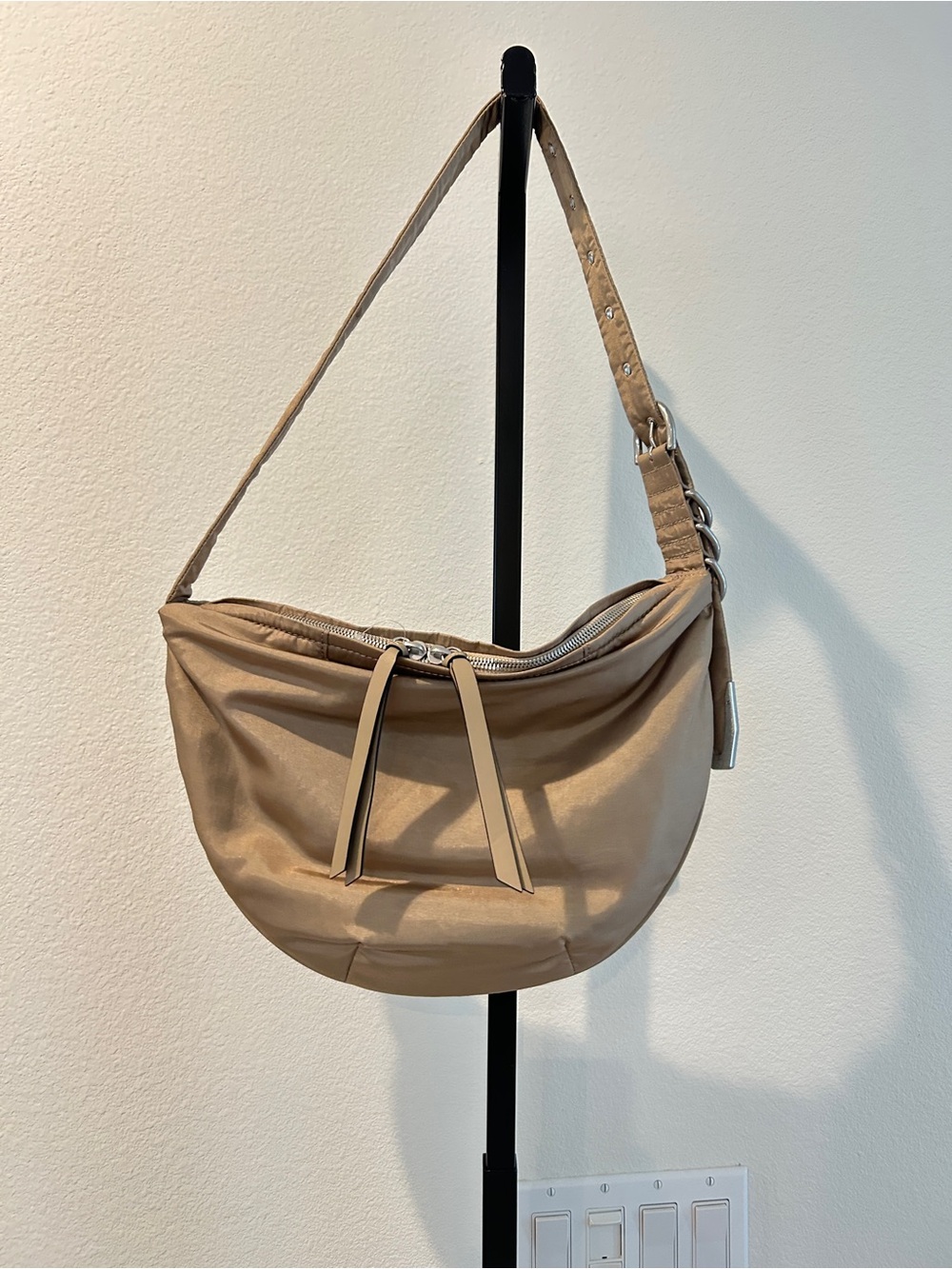 New RAG & BONE Beige Spire Mini Hobo Bag with Dust Bag, $348 Retail